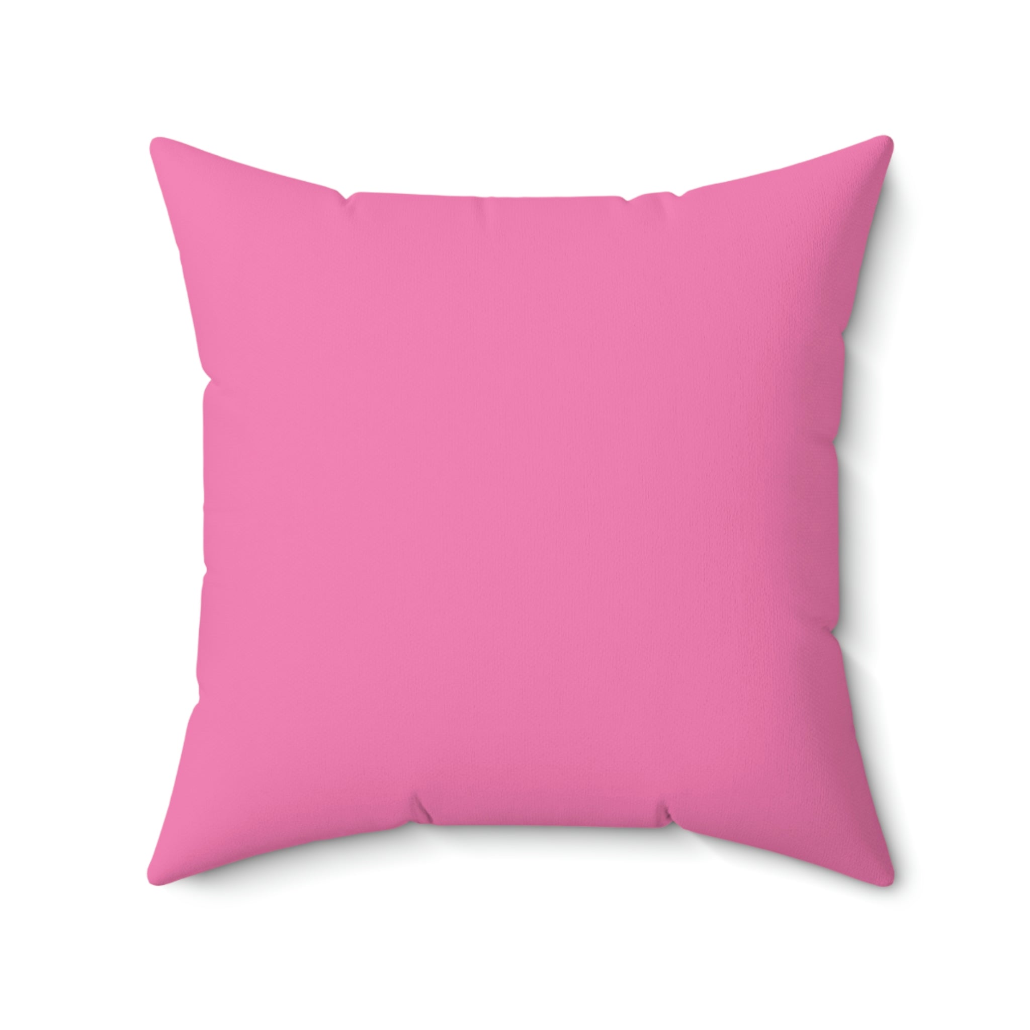Kissen aus gesponnenem Polyester Happy Face rosa/rosa