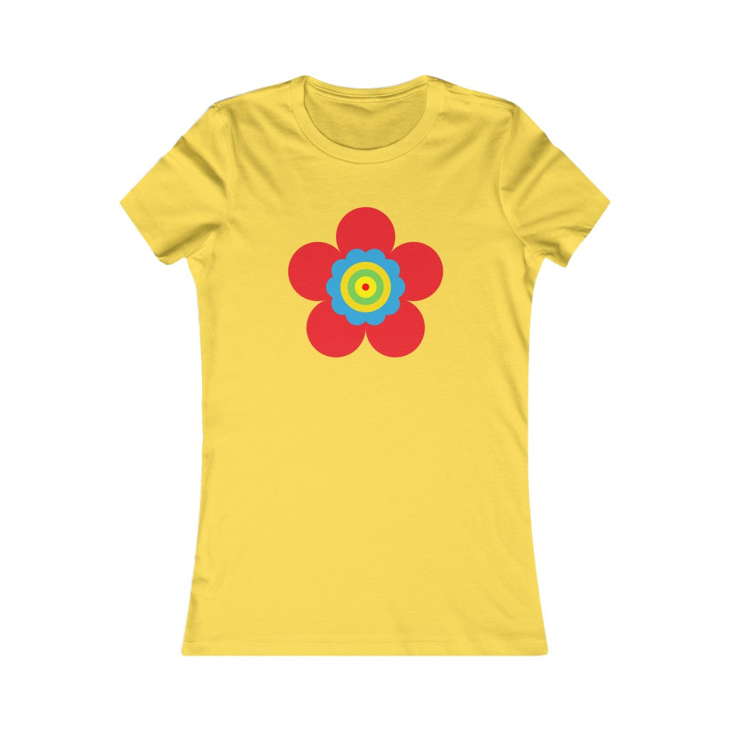 T-Shirt Women's Favorite Tee Hippy Flower - KATHIANA CARDONA STORE