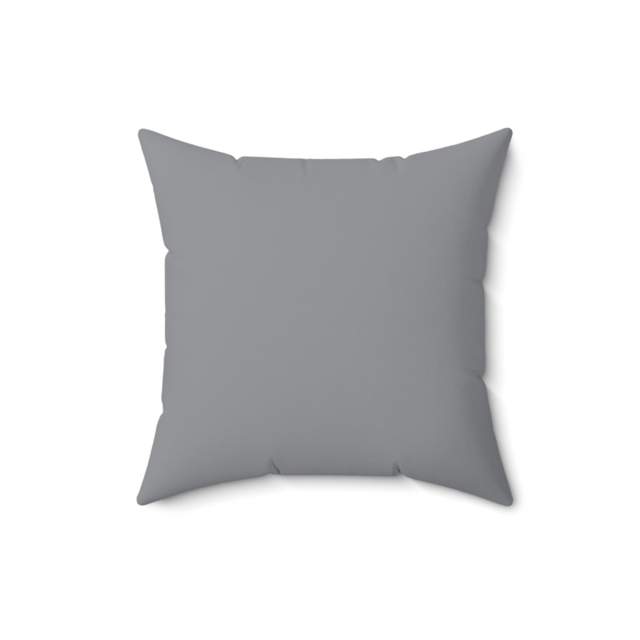Spun Polyester Pillow Happy Face grey pattern m