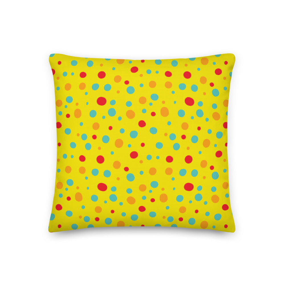 Premium Pillow Ella Jazz Dots green - KATHIANA CARDONA STORE