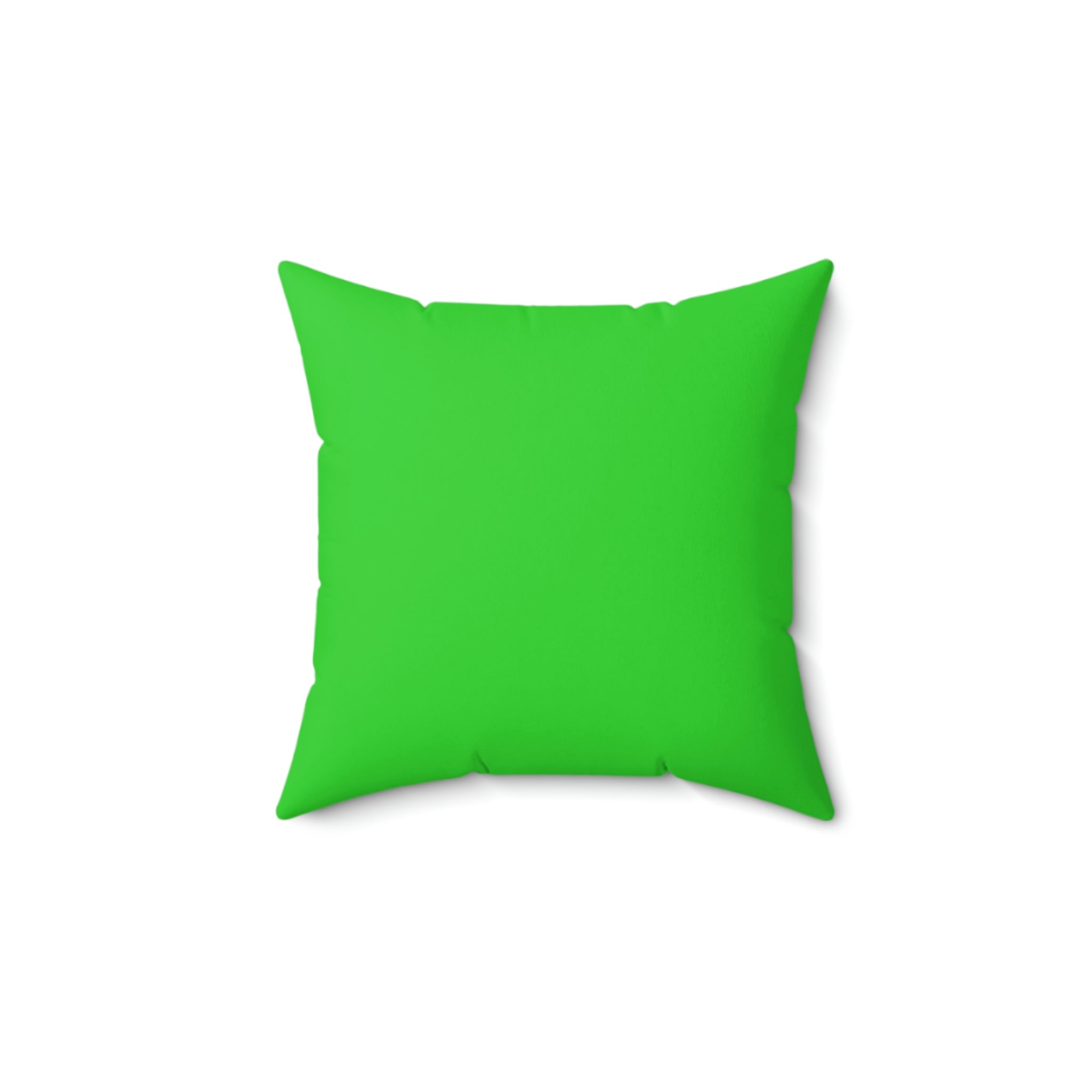 Spun Polyester Pillow Happy Face orange/green