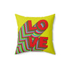 Love Spun Polyester Pillow Echo Love 1