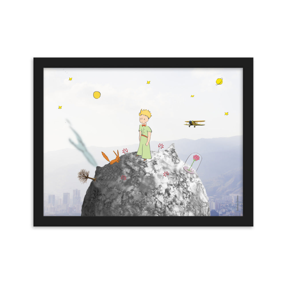 Caraqueño Little Prince 1 Framed matte paper photo - KATHIANA CARDONA STORE