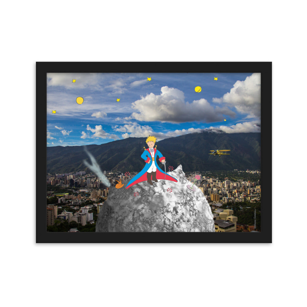 Caraqueño Little Prince 7 Framed matte paper photo - KATHIANA CARDONA STORE