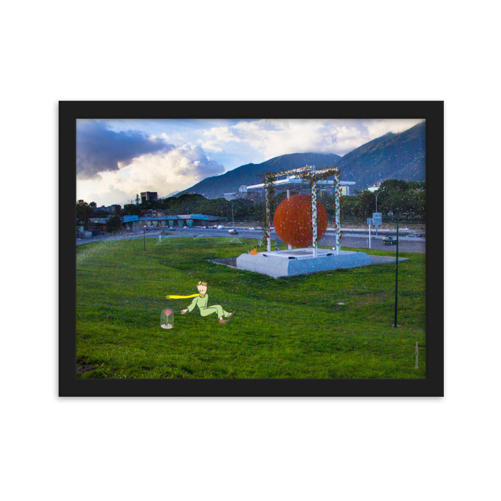 Caraqueño Little Prince 10 Framed matte paper photo - KATHIANA CARDONA STORE