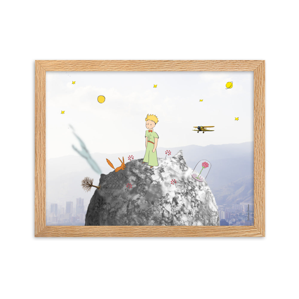 Caraqueño Little Prince 1 Framed matte paper photo - KATHIANA CARDONA STORE