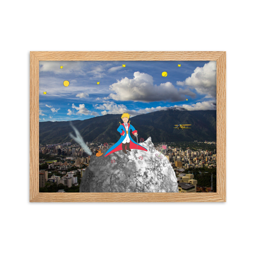 Caraqueño Little Prince 7 Framed matte paper photo - KATHIANA CARDONA STORE
