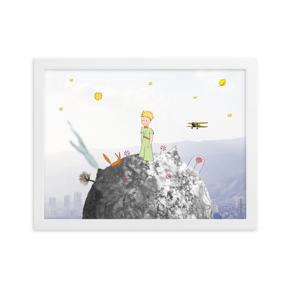 Caraqueño Little Prince 1 Framed matte paper photo - KATHIANA CARDONA STORE