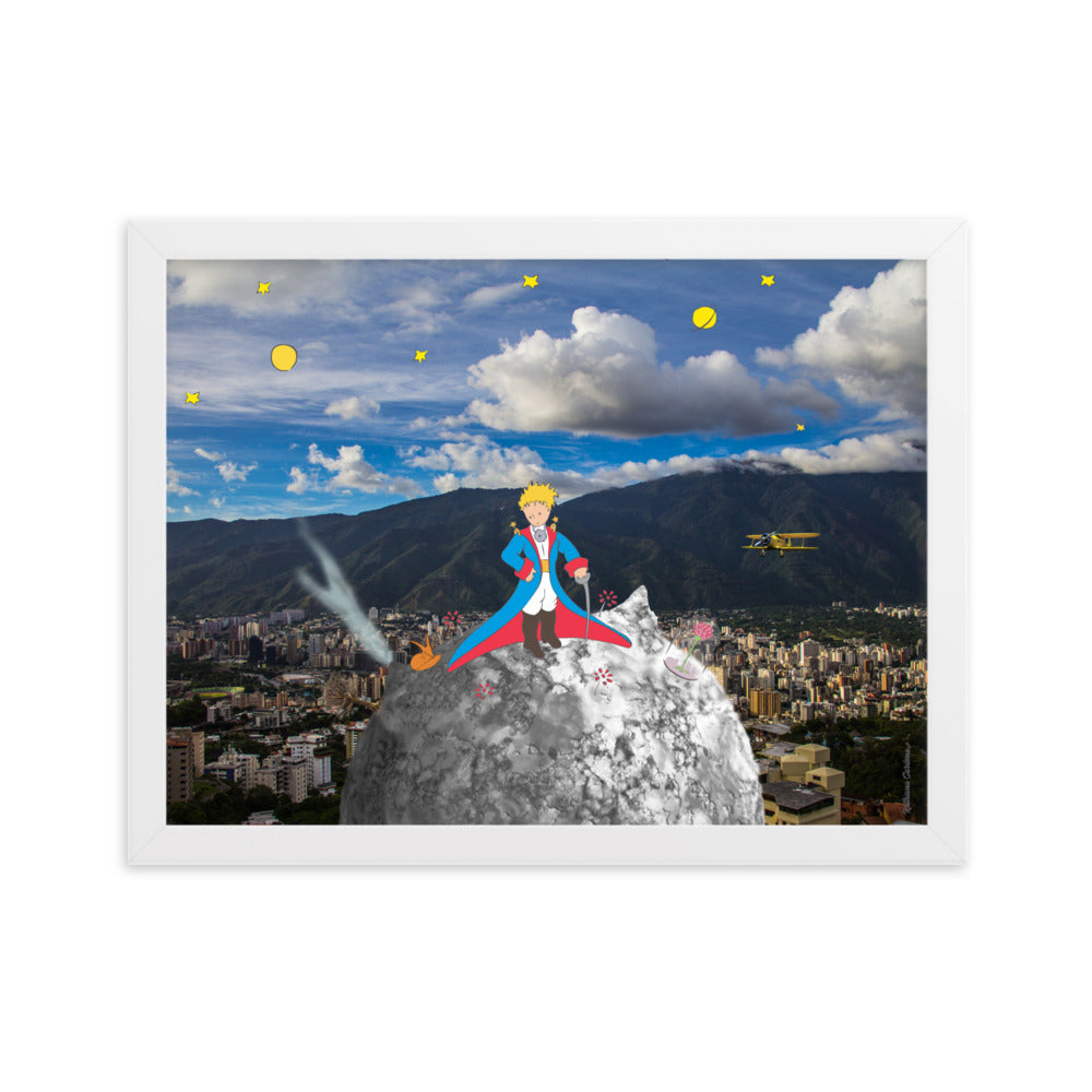 Caraqueño Little Prince 5 Framed matte paper photo - KATHIANA CARDONA STORE