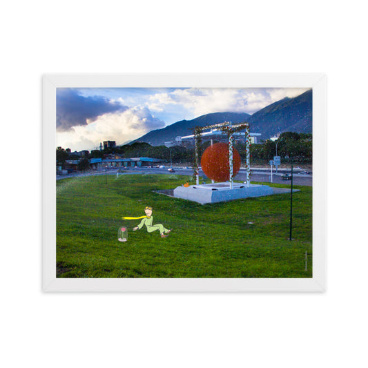 Caraqueño Little Prince 10 Framed matte paper photo - KATHIANA CARDONA STORE